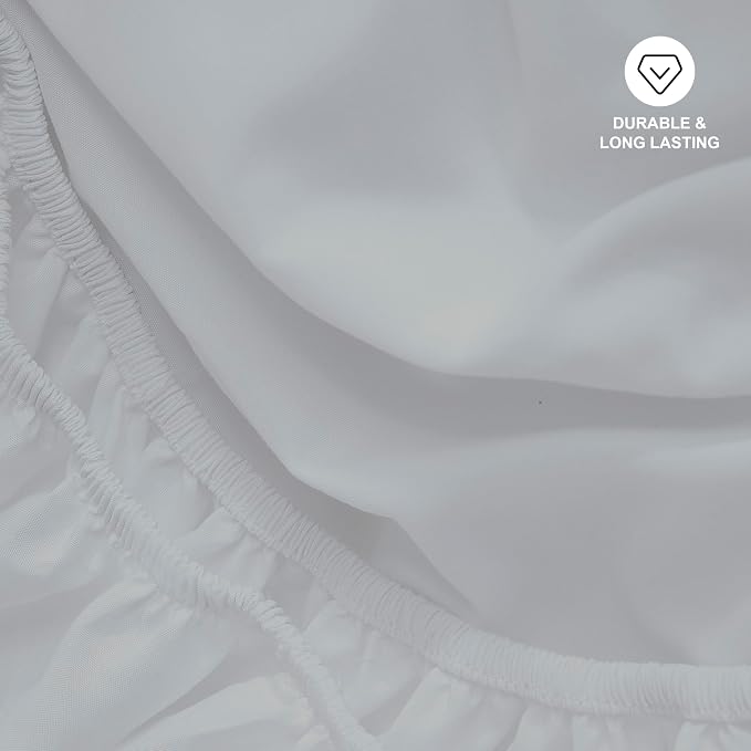 Hotella 100% Microfiber 39"x80" Twin XL Fitted Sheet Only, Hotel Quality Stay - Image 6