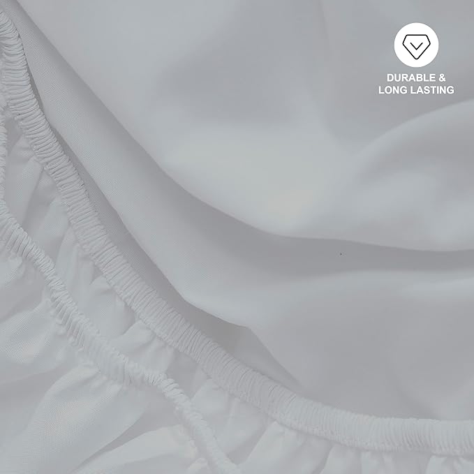 Hotella 100% Microfiber Full Size Fitted Sheet Only, Machine Washable and - Image 6