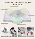 Osteo Cervical Pillow for Neck Pain Relief, Hollow Design Odorless Memory Foam - Image 3