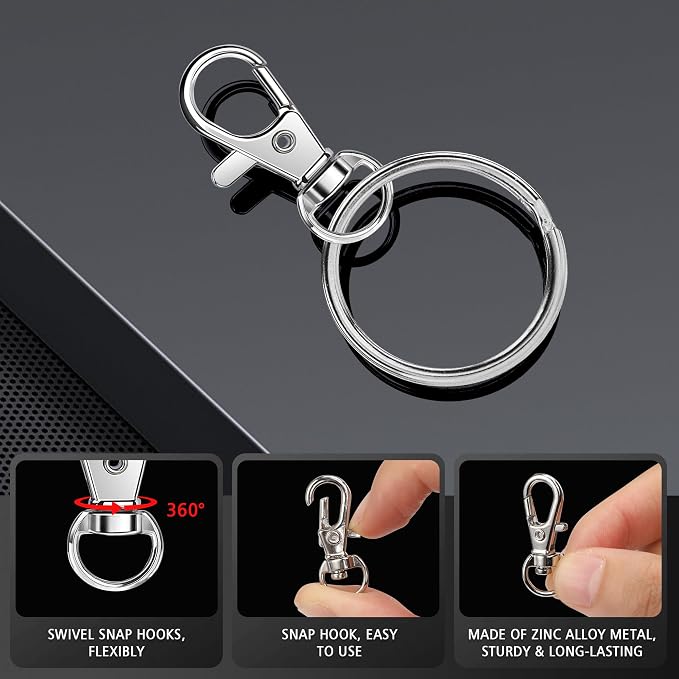 Bonison 50 PCS Keychain Making Kit - Image 3