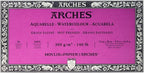 Arches Watercolor Paper Block, Hot Press, 5.9" x 11.8", 140 pound by ARCHES