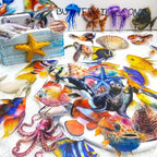 50PCS Clear Tropical Marine Life Ocean Stickers – Sea Animals, Polar Creatures by YOKSAS