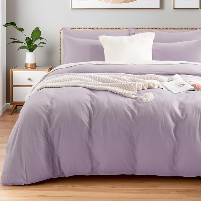 NEXHOME PRO Duvet Cover Set 100% Washed Cotton Kids Twin XL 66"x92", Organic by NEXHOMEPRO