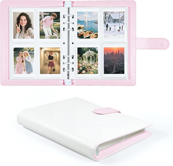 4 Pocket Trading Card Binder Holds 200 Cards, 25 Removable Double-Sided Sleeves by WITHYU