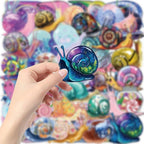 50 Pcs Clear PET Snail Aesthetic Stickers - Image 5
