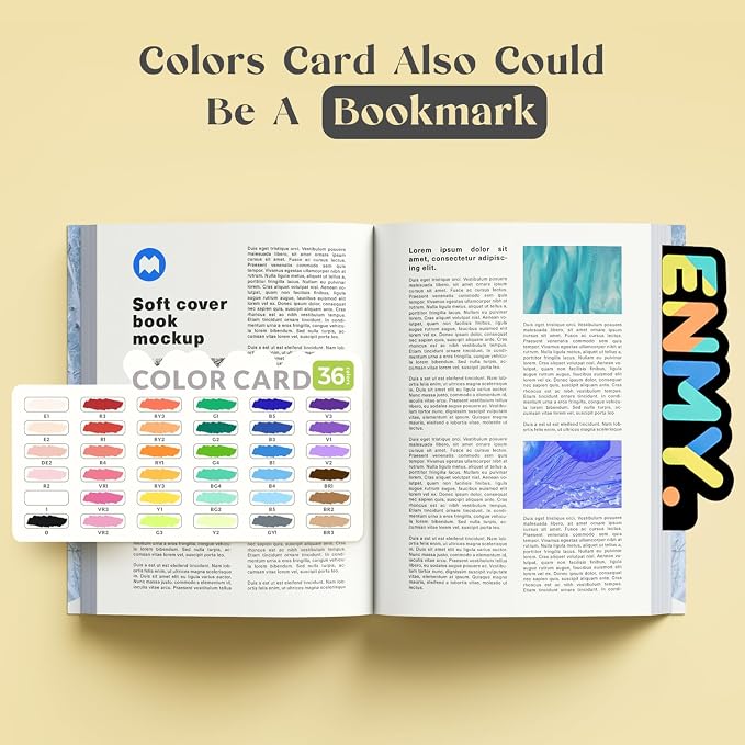 36 Colors Direct Liquid Acrylic Paint Pens, Acrylic Paint Markers Pens - Image 8