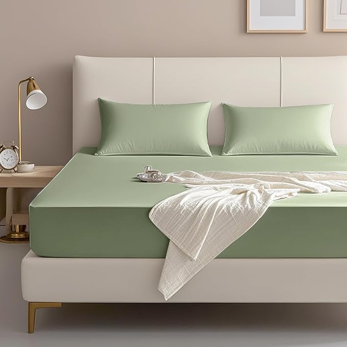 FreshCulture California King Fitted Sheet Only – Premium Hotel-Quality Fitted - Image 2