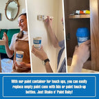 Touch Up Cup Empty Plastic Paint Storage Containers, 13 oz, - Image 4
