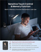 TROND LED Desk Lamp with Clamp, 1000LM Super Bright 3-Level Dimmable Desk Light - Image 5