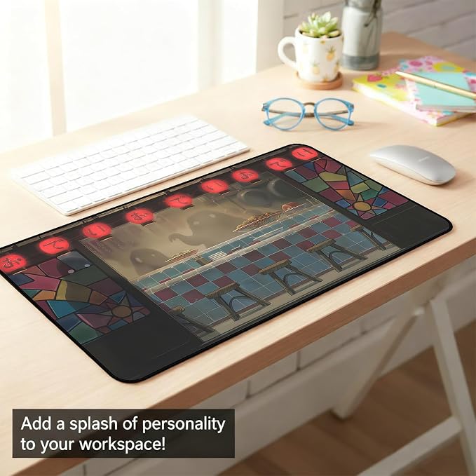 Japanese Anime Desk Pad, Long Keyboard Mat, Computer Pad, Wireless Mouse Mat - Image 6