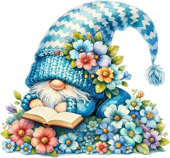 Gnome Stamped Cross Stitch Kits by Unknown