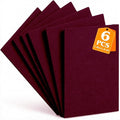 Wine Red Stiff Felt Sheets 2mm Thick by Grainear