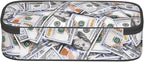 Money Novelty Us Dollar Cash Pattern Pencil Case Organizer Big Capacity Pencil - Image 3