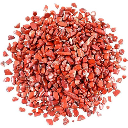 1 Lb Decorative Quartz Pebbles Irregular Shaped Red Jasper Stones Small Tumbled by SEEKUP