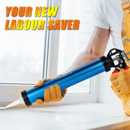 Three bearing energy-saving blue aluminum tube universal sausage glue gun - Image 7