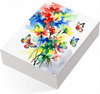 82 Sheets Watercolor Paper Bulk 8.5"x11", 110lb/230gsm Cold Press Thick Water by Hapikalor