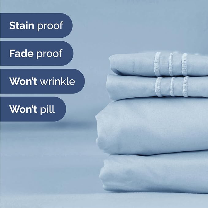 Cal King Size 4 Piece Sheet Set - Image 5
