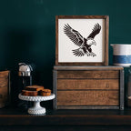 INFUNLY 6Pcs Eagles Painting Stencil - Image 3