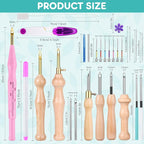 37Pcs Punch Needle Kit, Punch Needle Tools Set - Image 3