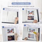 Popotop Large Photo Album Self Adhesive 4x6 5x7 8x10 Scrapbook Album DIY - Image 4