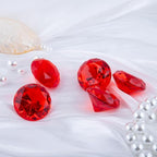 Niceup 26PCS Red Fake Diamonds Big Gem Toys, 1.5in Pool Diving Gems Acrylic - Image 2