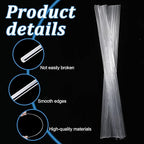 120 Pcs Clear Acrylic Rods, 2 mm 8 inch Diameter Acrylic Dowel Rods | Reusable - Image 3