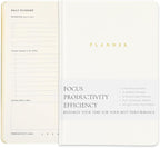 Productivity 3-month Planner Undated Daily Weekly Monthly Planner by Unknown