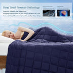 Topcee Weighted Blanket Soft Cooling Heavy Blanket Sleeping, Apply to 190-210 - Image 4