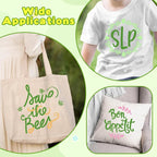 Tintnut Medium Green Heat Transfer Vinyl, easy cut & weed, stretch washable - Image 5