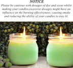EricX Light 100 Piece Natural Candle Wick, Low Smoke 6" Pre-Waxed & 100% - Image 7