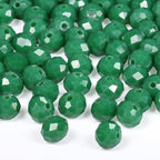 500pcs 6mm Crystal Glass Beads for Jewelry Making Faceted Rondelle Flat by Nitopupu