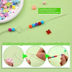 86 Pcs Beading Needle Set, 6 Sizes Big Eye Beading Needles - Image 4