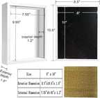 8x10 Shadow Box Frame Display Case - Image 2