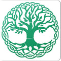 GORGECRAFT 12"X12" Large Tree of Life Templates Round Celtic Triquetra Knot by GORGECRAFT