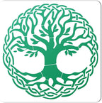 GORGECRAFT 12"X12" Large Tree of Life Templates Round Celtic Triquetra Knot by GORGECRAFT