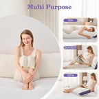 HOMELAB Adjustable Shredded Memory Foam Body Pillow Bundle - Image 8