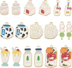 Enamel Food Charms Cute Assorted Food Pendants Sweet Dessert Charms - Image 8