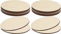 SHEUTSAN 8 PCS 10 Inch Round Basswood Circles, 1/4 Inch Thick Unfinished Wood by SHEUTSAN
