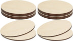 SHEUTSAN 8 PCS 10 Inch Round Basswood Circles, 1/4 Inch Thick Unfinished Wood by SHEUTSAN