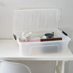 IRIS USA 27 Qt Stackable Plastic Storage Bins - Image 6