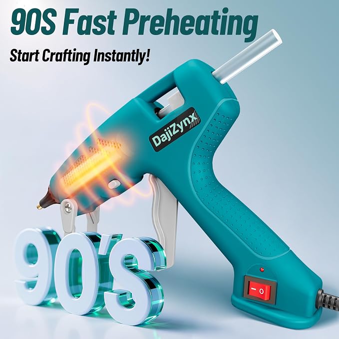 100W Hot Glue Gun Kit with 30 Glue Sticks - Image 2