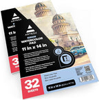 ARTEZA Watercolor Paper, 32 Sheets Each, 11x14 Inches Watercolor Sketchbook - Image 2