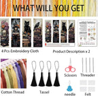 VIGEGU 4 Pcs Cross Stitch Kits for Beginners, Gothic Style Stamped Cross Stitch - Image 4