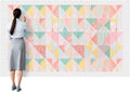 Buryeah 1 Pcs Quilt Design Wall Fabrics Large 106 in x 60 in by Buryeah