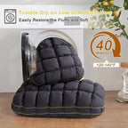 YOUR MOON Fluffy Support Bed Pillow Queen Size, Super Soft Premium - Image 6