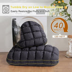 YOUR MOON Fluffy Support Bed Pillow King Size Set of 2, Luxury Hotel Quality - Image 6