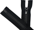 ANPURZII 2PCS #5 5 Inch Black Separating Jacket Zippers by Unknown
