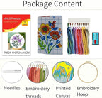 Zhenqing Purple Floral Bouquet Cross Stitch Kit - Image 5