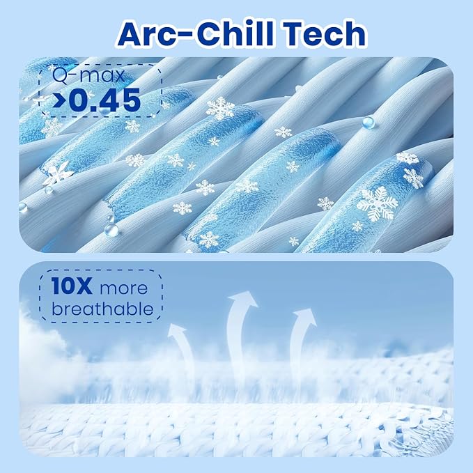 Topcee Cooling Blanket Queen Size- 90"x90" Summer Cooling Throw Blanket - Image 3