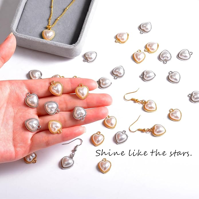 stino 40/48Pcs Paired Crystal Pendants Charms - Image 3